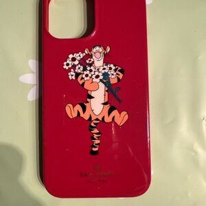 Kate Spade Red Tigger Floral iPhone Case